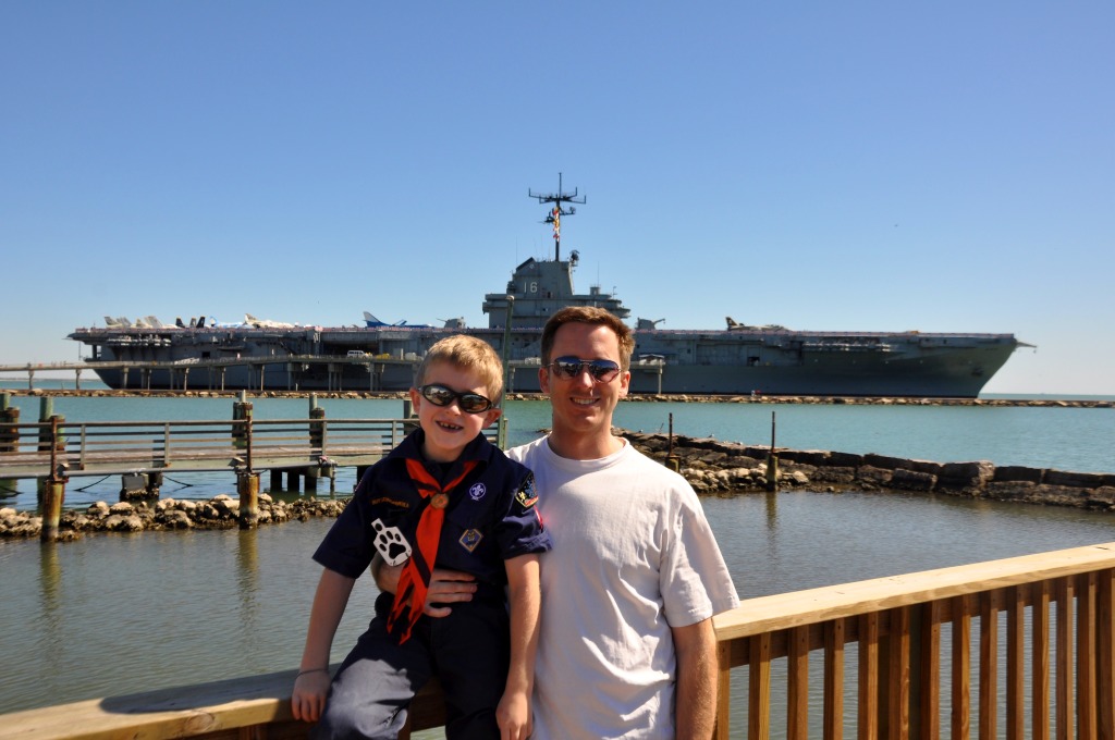 2012-03-04-USS Lexington-Ian-Josh.jpg